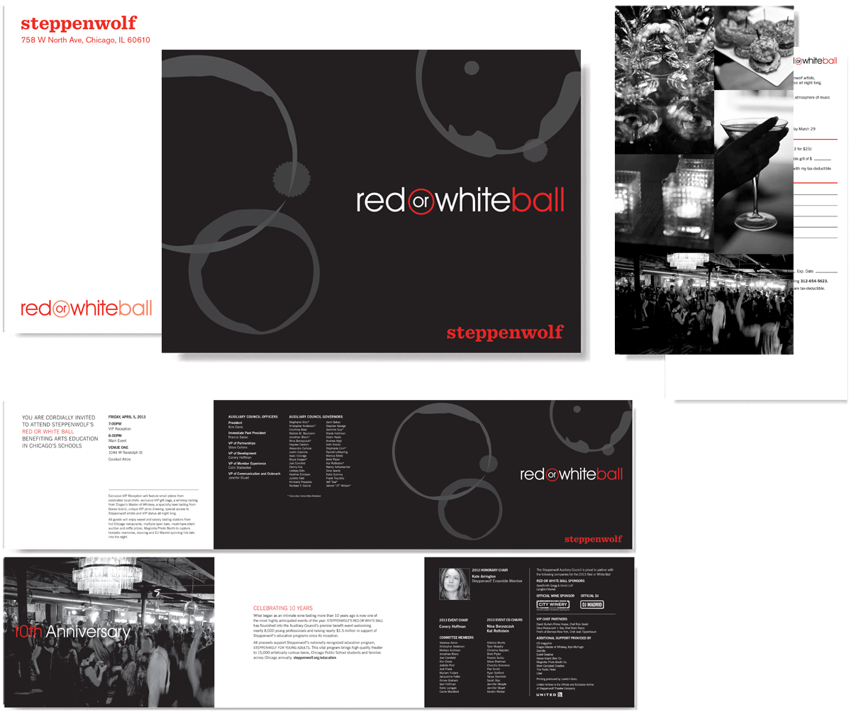 Red or White Annual Ball materials