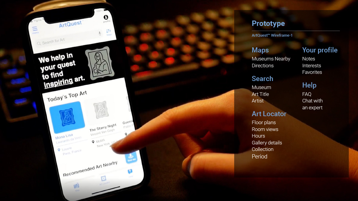 Art Quest: User-Centered Design prototype presentation
