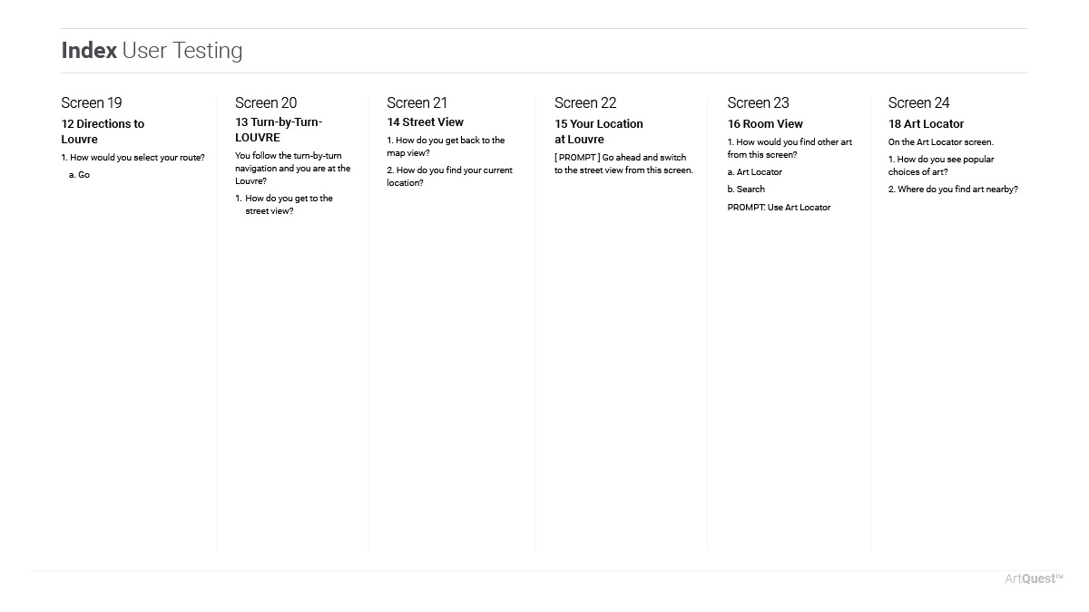 Art Quest: User-Centered Design prototype presentation