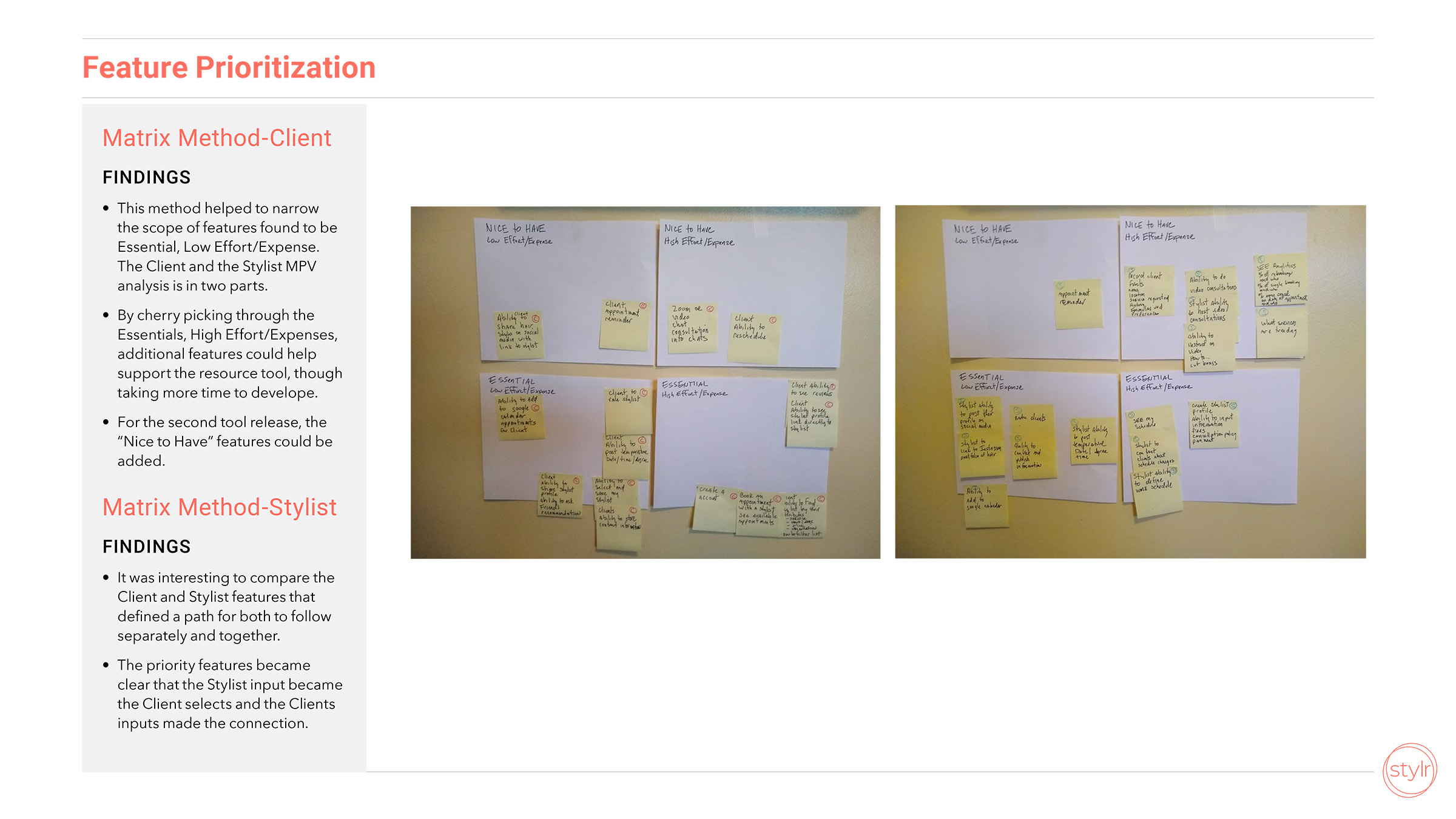 Stylr prototype presentation