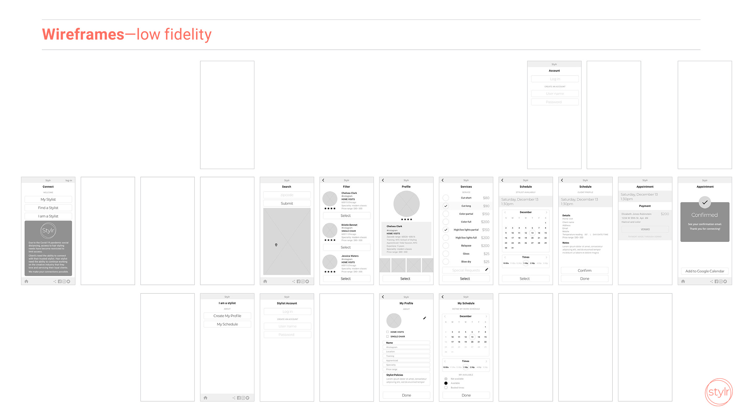 Stylr prototype presentation