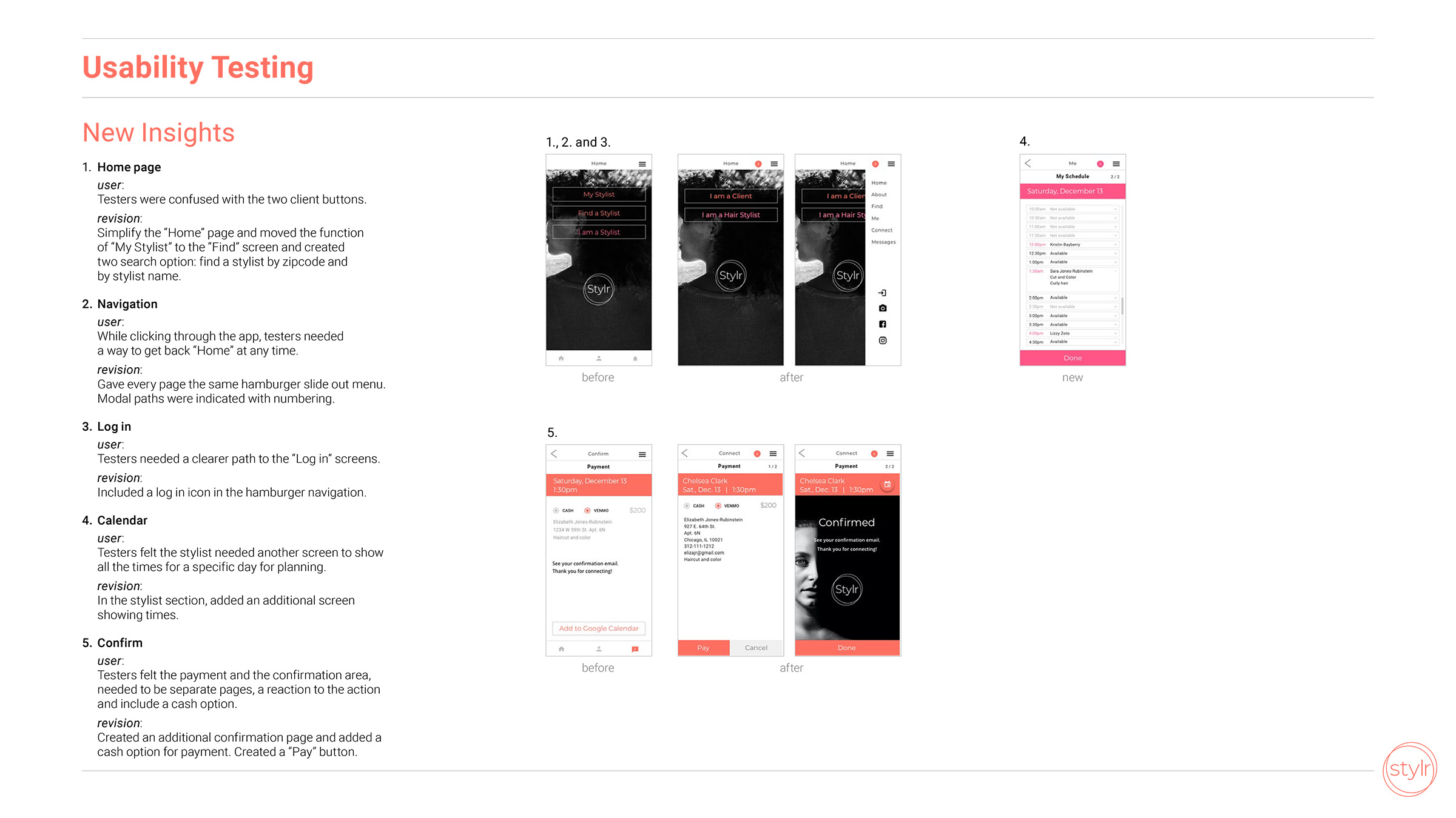 Stylr prototype presentation